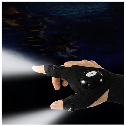 Wodoodporne Rękawice z Latarką LED